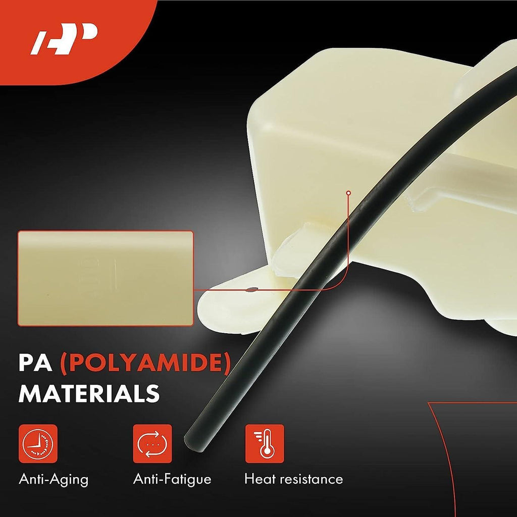 A-Premium Engine Coolant Overflow Recovery Reservoir Tank [W/Cap & Tubing] Compatible with Chrysler Neon 2000-2002 & Dodge Neon 2000-2005 & Plymouth Neon 2000-2001, 4Cyl 2.0L