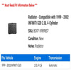 Radiator - Compatible with 1999 - 2002 INFINITI G20 2.0L 4-Cylinder 2000 2001
