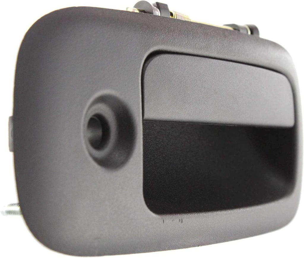 Front Exterior Door Handle Compatible with 2003-2009 Chevrolet Express 1500 / Express 2500 / Express 3500 Textured Black, Set of 2, Driver and Passenger Side