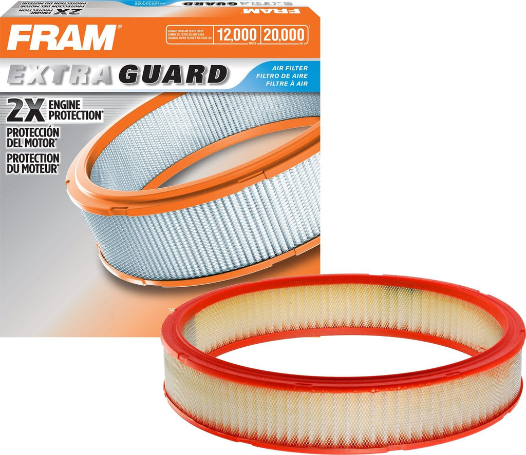 Extra Guard round Plastisol Engine Air Filter Replacement, Easy Install W/ Advanced Engine Protection and Optimal Performance, CA340A