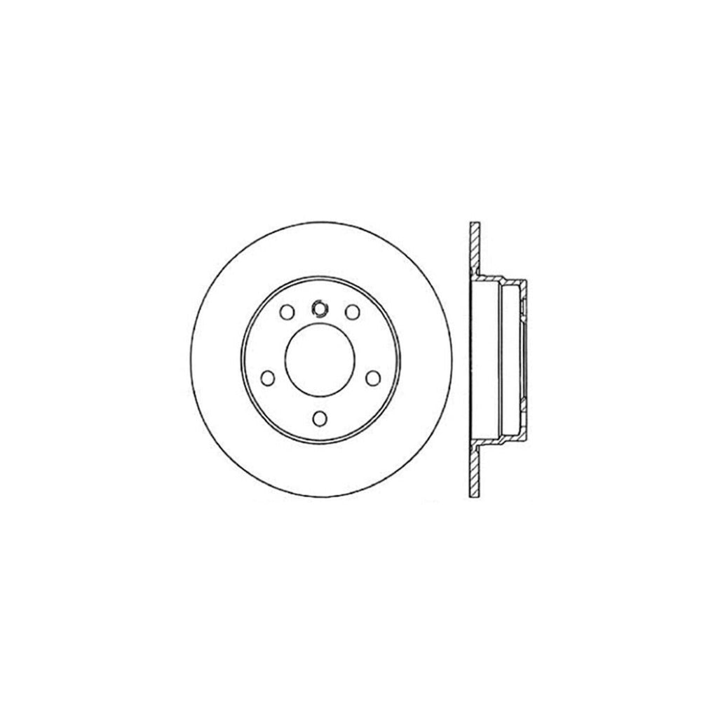 Centric Rear Disc Brake Rotor for BMW (121.34030)