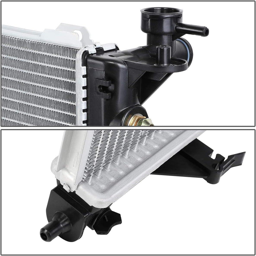 OEM-RA-2831 Factory Style Aluminum Cooling Radiator Compatible with 06-11 Azera, 07-10 Magentis/Optima AT, 25-1/16" W X 18-7/8" X 5/8" D, 1-3/8" Inlet, 1-3/8" Outlet