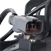 OEM-RF-0175 Factory Style Radiator Cooling Fan Assembly Cooling Efficiency Improved Direct Replacement [Compatible with 2003-2007 Accord Fits Left Position V6 Models],Black