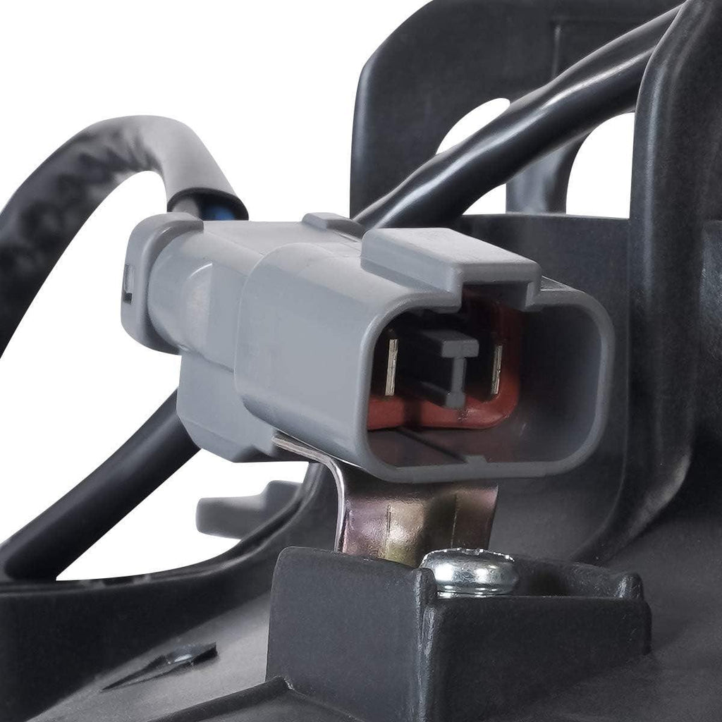 OEM-RF-0175 Factory Style Radiator Cooling Fan Assembly Cooling Efficiency Improved Direct Replacement [Compatible with 2003-2007 Accord Fits Left Position V6 Models],Black