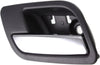 for Chevy Silverado 2500 HD Interior Door Handle Rear Driver Side Black Bezel W/Chrome Lever 2007-2014 | Trim: LTZ | GM1552109 | 22855643