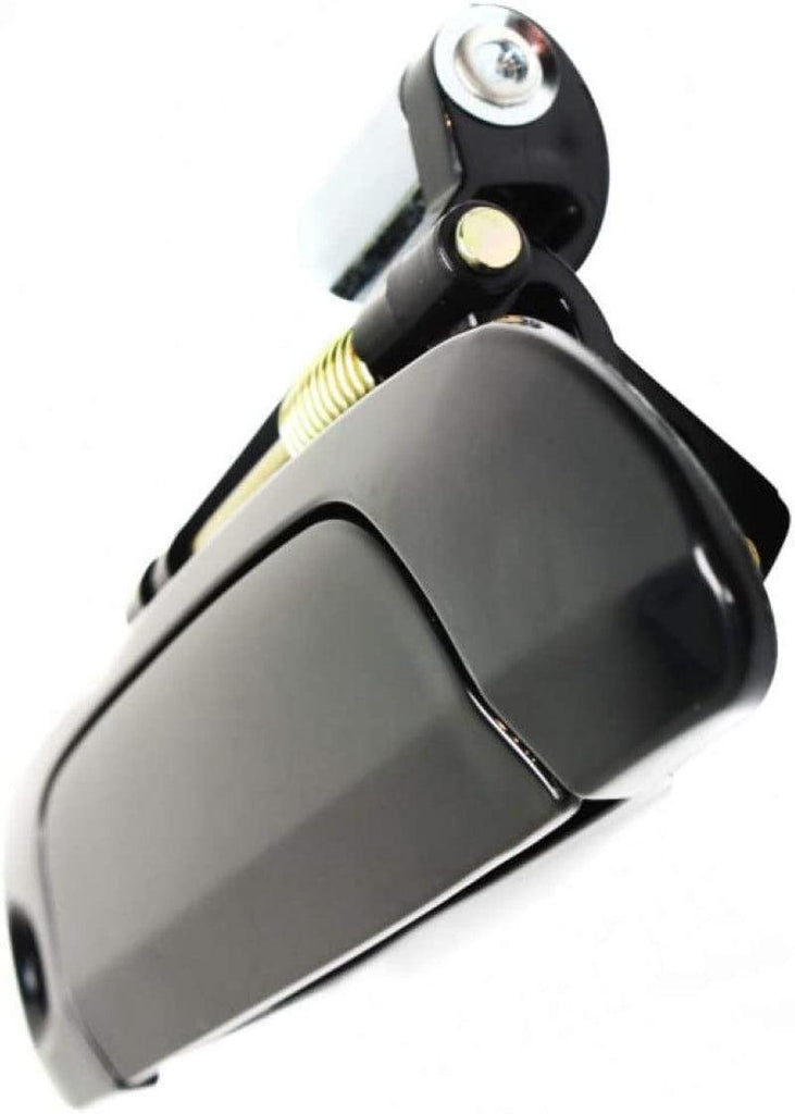 for Honda Civic Exterior Door Handle Front, Passenger Side Smooth Black (2001-2005) | with Key Hole| Trim:All Submodels