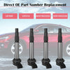 Pack of 4 Ignition Coil Compatible with 1.8 L4 Toyota Corolla Prius Matrix Scion XD 1.8L 2009 2010 2011 2012 2013 2014 2015 2016 2017 Coils Set OE# UF596 C1714 90919-02252