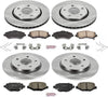 KOE6563 Autospecialty Front and Rear Replacement Brake Kit-Oe Brake Rotors & Ceramic Brake Pads