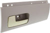for Lincoln Town Car Interior Door Handle Rear, Driver Side Beige Bezel with Chrome/Gold Lever (2003-2011) | Trim:All Submodels