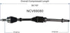 NCV69080 CV Axle Shaft Assembly - Right Front (Passenger Side)