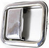 Compatible with Jeep Wrangler YJ Exterior Door Handle 1987-1995 Driver Side | Front | Chrome | Trim: All Submodels | CH1311167 | J5758172-PFM