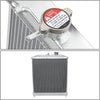 RA-HC92-32-1 1-Row Aluminum Core Radiator Compatible with 92-00 Honda Civic/Del Sol MT