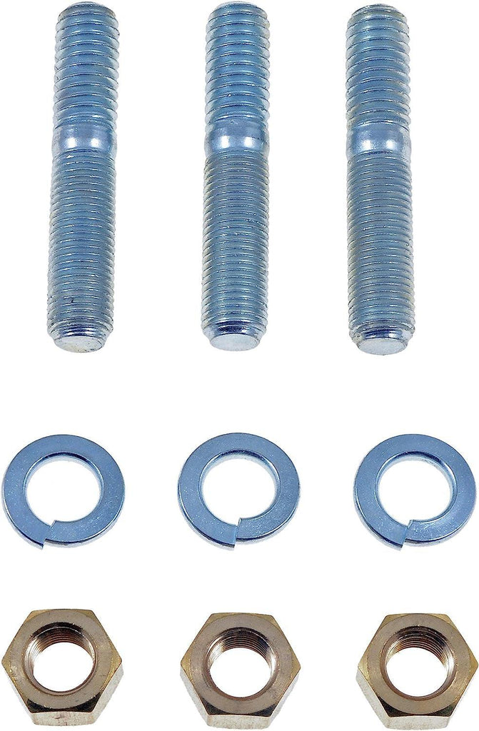 Dorman 03103 Front Exhaust Stud Kit - 3/8-24 X 2 In. Compatible with Select Chrysler / Dodge / Plymouth Models