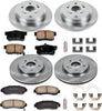 KOE6305 Autospecialty Front and Rear Replacement Brake Kit-Oe Brake Rotors & Ceramic Brake Pads