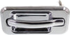 for Hummer H2 Exterior Door Handle Rear, Driver Side Chrome 2003-2009 | Trim: Base