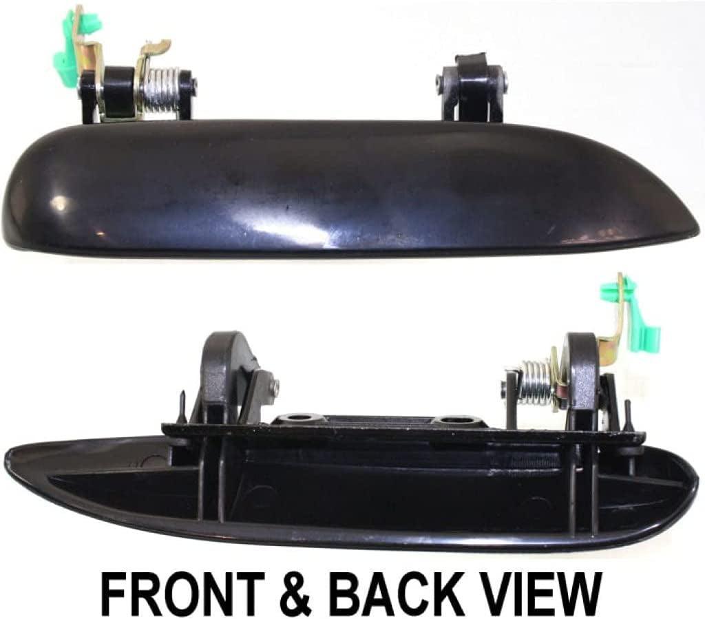 For Buick Rendezvous Exterior Door Handle Front or Rear Passenger Side Smooth Black 2002-2007 | Trim:All Submodels | GM1311160 | 15229854