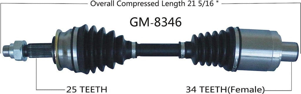 GM-8346 CV Axle