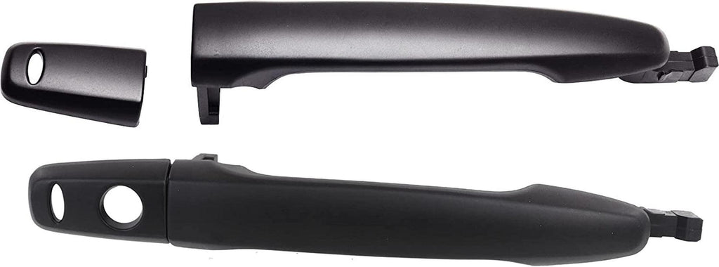 Front Exterior Door Handle Set of 2 Compatible with 2008-2017 Mitsubishi Lancer and 2007-2013 Outlander Primed Driver and Passenger Side