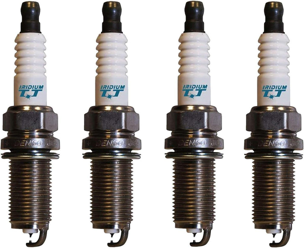 Denso Set of 4 Iridium TT Spark Plugs Gap 0.040 for Toyota Dodge Hyundai Jeep L4