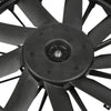 OEM-RF-0084 Factory Style Radiator Cooling Fan Assembly Cooling Efficiency Improved Direct Replacement [Compatible with 07-11 Dodge Nitro] Black