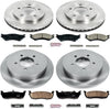 KOE1870 Autospecialty Front and Rear Replacement Brake Kit-Oe Brake Rotors & Ceramic Brake Pads