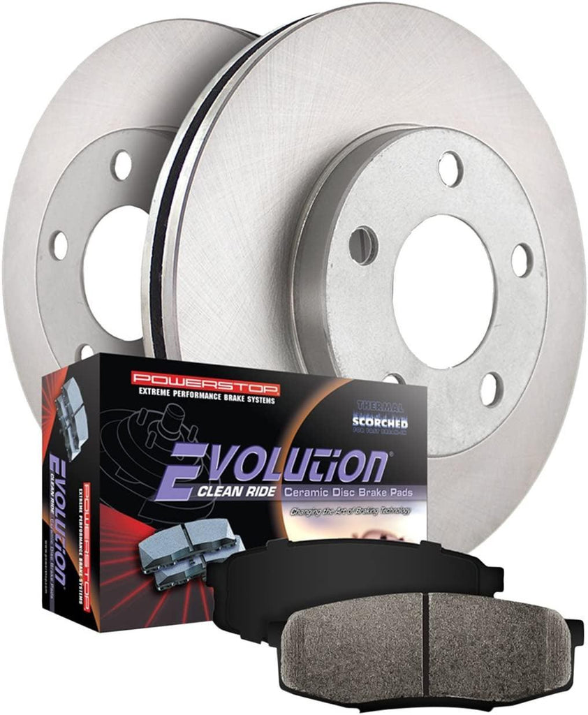 KOE6741 Autospecialty Front Replacement Brake Kit-Oe Brake Rotors & Ceramic Brake Pads