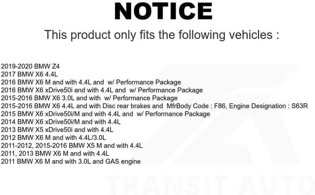 Mpulse Rear Disc Brake Pads Wear Sensor SEN-2BWS0274 for BMW X5 X6