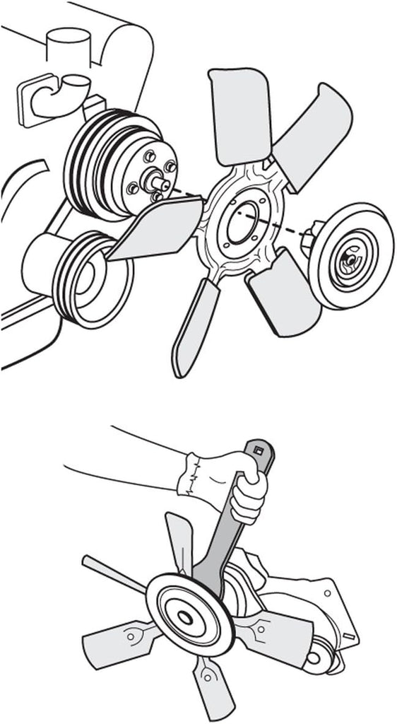 Performance Tool W89400 10-Piece Fan Clutch Wrench Set