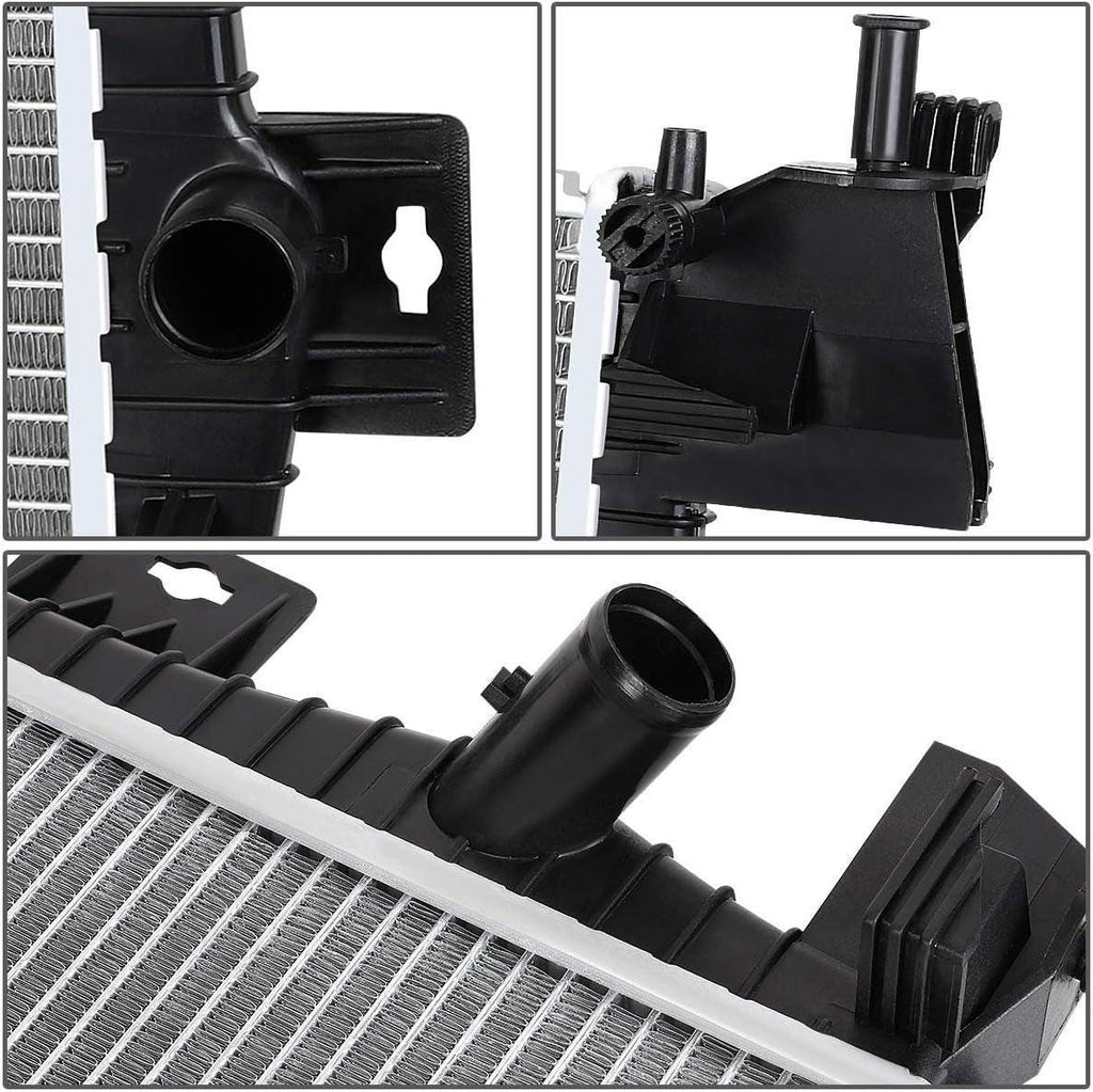 OEM-RA-13219 OE Style Aluminum Core Direct Fit Cooling Radiator Compatible with 12-18 Ford Focus 2.0, 26-7/16" W X 14-1/2" H X 5/8", 1-5/16" Inlet / 1-5/16" Outlet