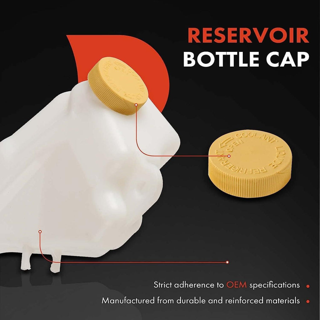 A-Premium Engine Coolant Overflow Recovery Reservoir Tank [With Cap] Compatible with Honda CR-V EX LX SE 2002 2003 2004 2005 2006, 2.4L