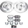 Power Stop K6287-26 Rear Z26 Street Warrior Brake Kit Audi