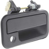 for Isuzu Pickup Exterior Door Handle 1988-1995 Front Passenger Side Textured Black | W/Key Hole| Trim:All Submodels