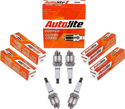 Autolite 306 Copper Resistor Automotive Replacement Spark Plug (1 Pack)