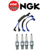 1993-1995 Mazda RX-7 NGK Spark Plug & Ignition Wire/Lead Set > 1.3L R2 Turbo