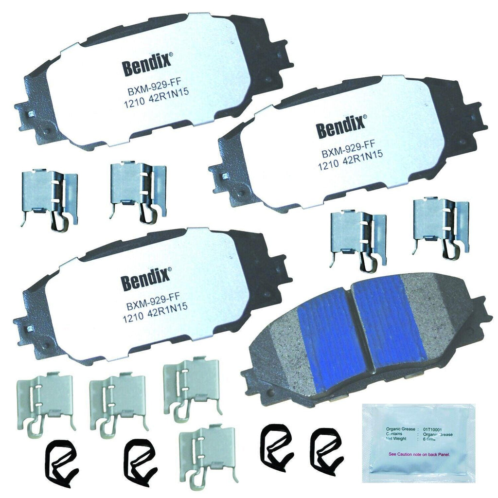 Front Disc Brake Pad Set for Corolla, RAV4, Prius V, Xb, Xd+More (MKD1210FM)
