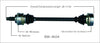 BM-8034 CV Axle Shaft