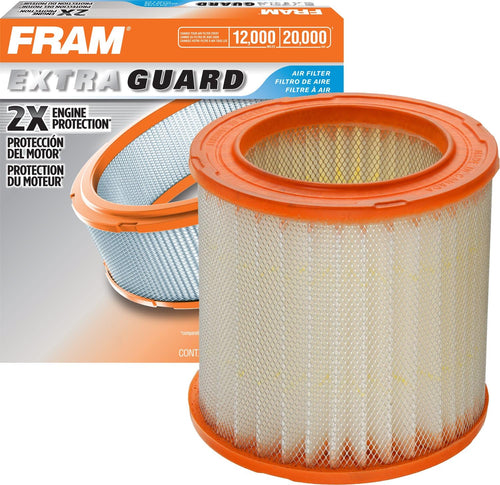 Extra Guard round Plastisol Engine Air Filter Replacement, Easy Install W/Advanced Engine Protection and Optimal Performance, CA568