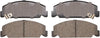 ADVICS AD0273 Ultra-Premium Front Disc Brake Pad for Honda, (Set of 4)