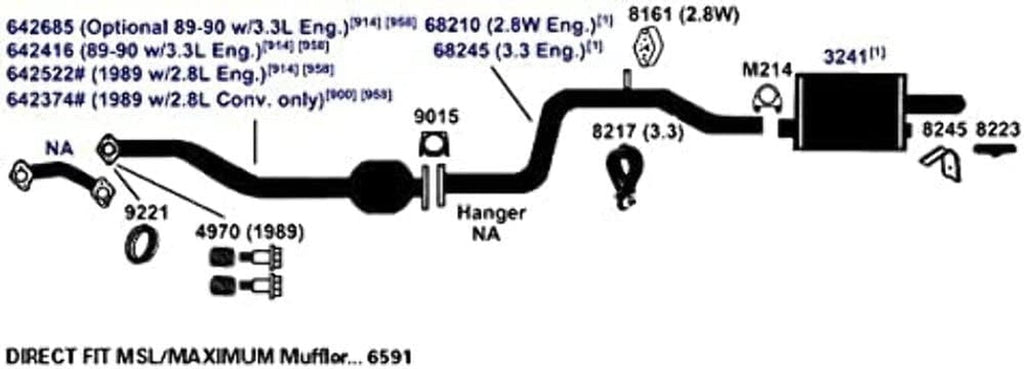 68245 Exhaust Pipe