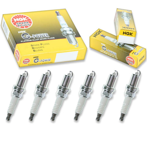 6 Pcs NGK G-Power Spark Plugs for 2002-2012 Jeep Liberty 3.7L 3.7L V6