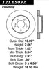 Centric Front Disc Brake Rotor for Villager, Quest (121.65032)