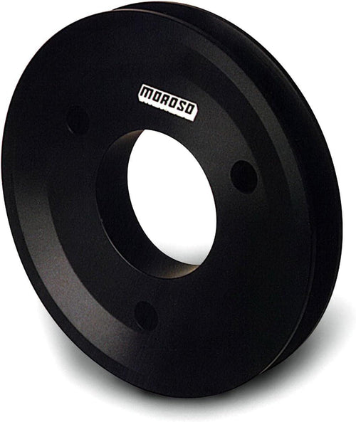 64201 Billet Aluminum Single Groove Crank Pulley, Fits Big Block Chevy Engines