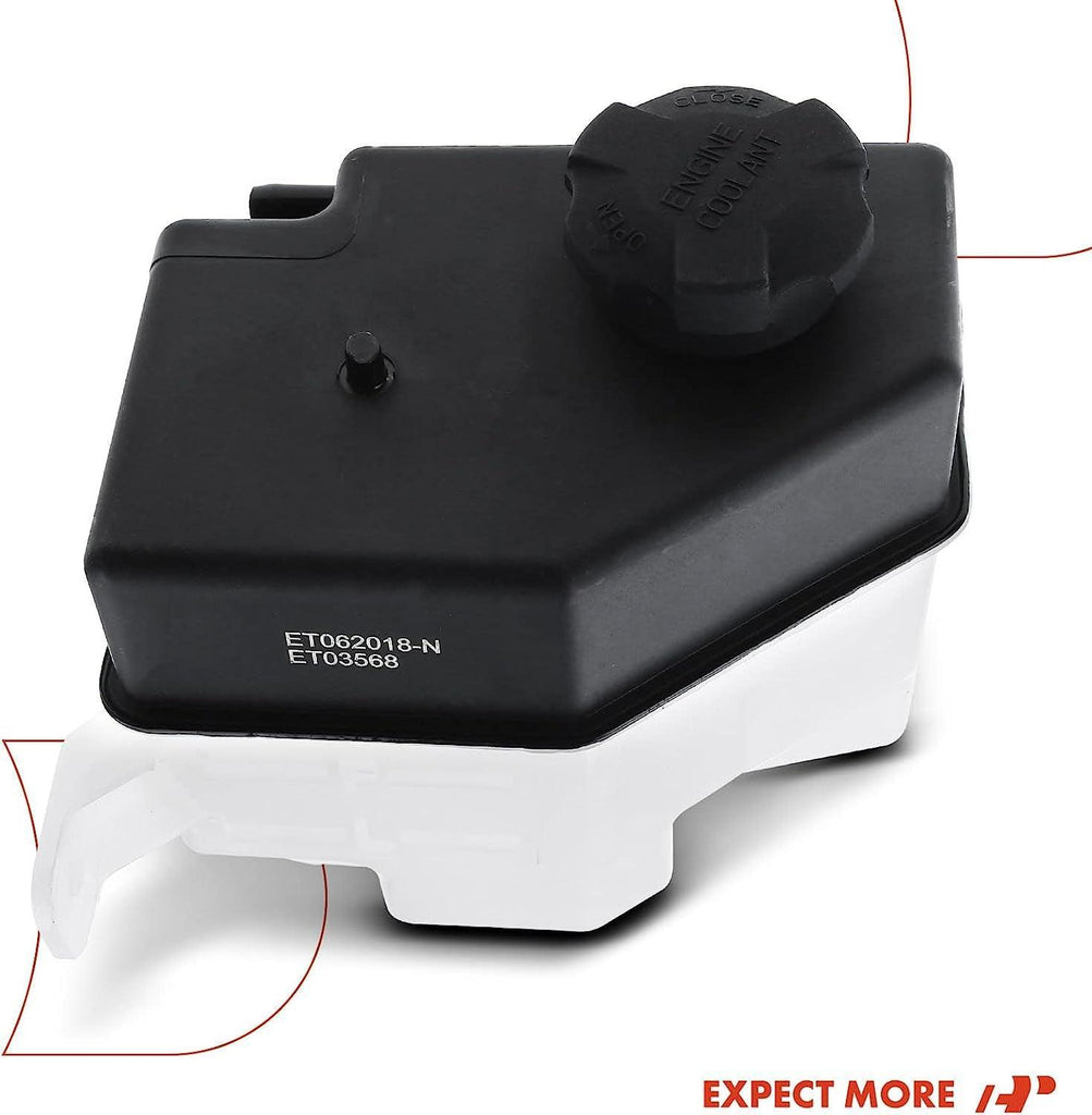 A-Premium Engine Coolant Overflow Recovery Reservoir Tank [W/Cap] Compatible with Hyundai Accent 2006-2011, Kia Rio 2006-2011, Rio5 2006-2011, 1.6L, Replace # 254311G000