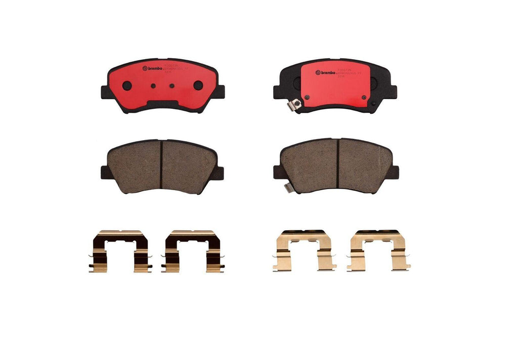 Front Disc Brake Pad Set for Forte, Forte5, Elantra GT, Elantra+More (P30073N)