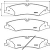 Brembo Front Disc Brake Pad Set for Land Rover (P44022)