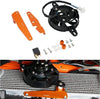 Orange Oil Change Drain Tool & Electric Radiator Cooling Fan Set 2 + 4 Stroke Compatible with KTM 250 350 450 Xcf,See Fitment