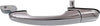 Front and Rear Exterior Door Handle Set of 4 Compatible with 2005-2009 Hyundai Tucson Chrome Driver and Passenger Side