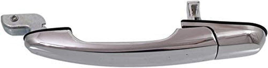 Front and Rear Exterior Door Handle Set of 4 Compatible with 2005-2009 Hyundai Tucson Chrome Driver and Passenger Side