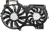 Factory Style Radiator Cooling Fan Assembly Compatible with 05-11 Audi A6 3.2L,OEM-RF-0304
