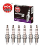 NGK RUTHENIUM HX Spark Plugs FR6BHXS 95159 Set of 6
